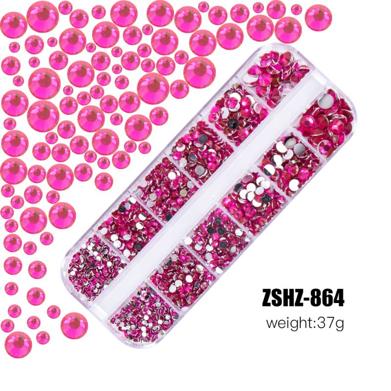 カラフルラインストーン 20色からご選択 ZSHZ-861からZSHZ-880 2mm 3mm