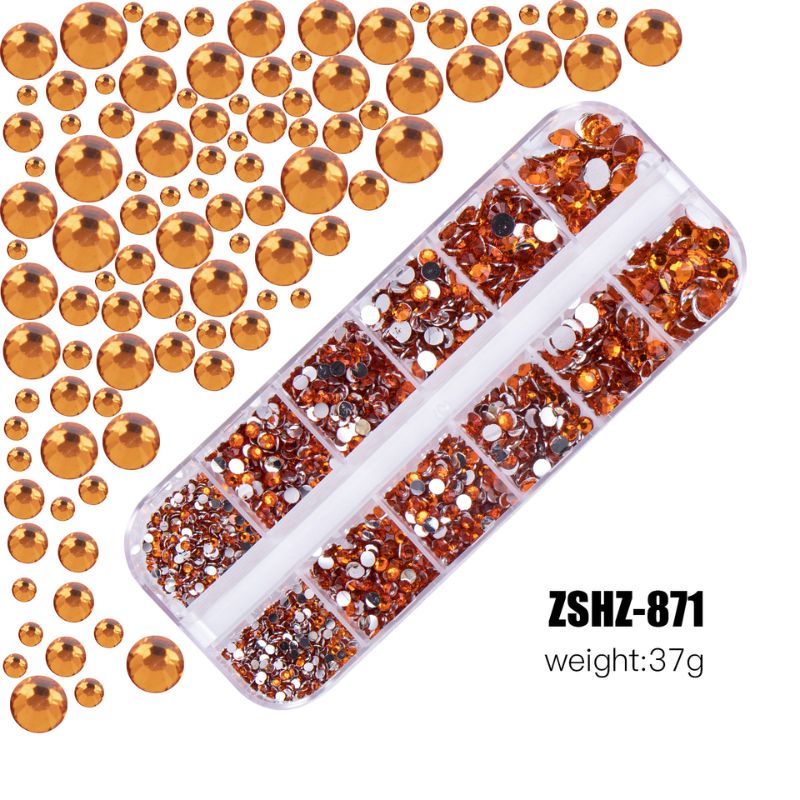 カラフルラインストーン 20色からご選択 ZSHZ-861からZSHZ-880 2mm 3mm