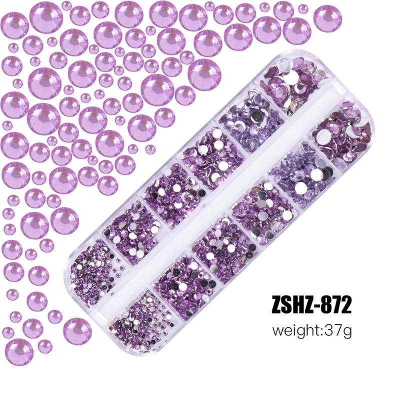 カラフルラインストーン 20色からご選択 ZSHZ-861からZSHZ-880 2mm 3mm
