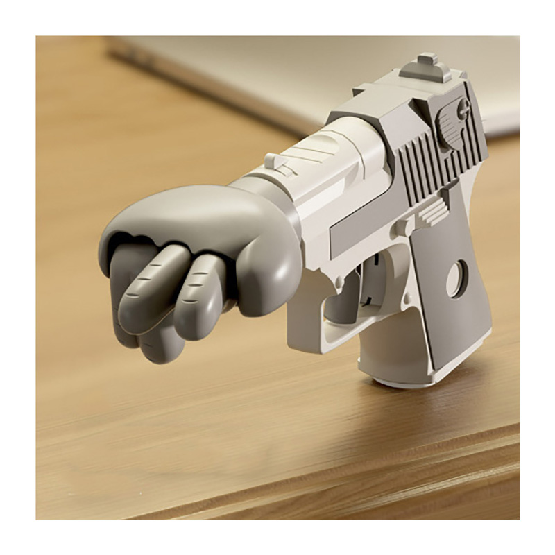 自動ジャンケン銃 3色からご選択 グレー ゴールド レッド じゃんけん