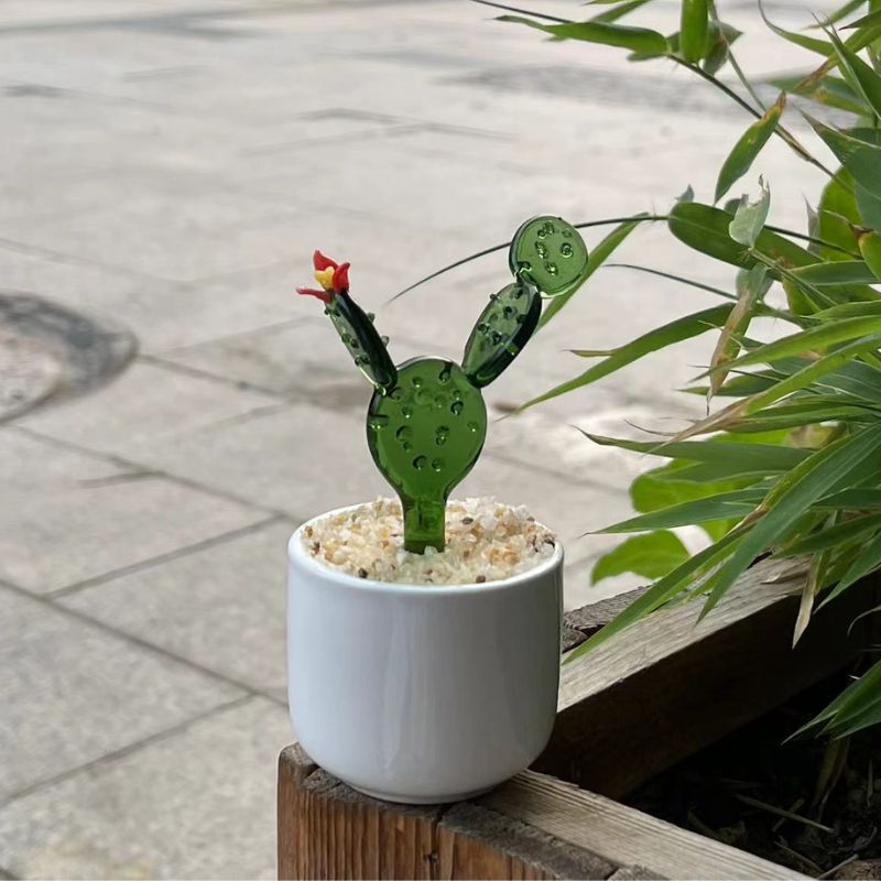 植物 ミニガラスアート 25種類からご選択 1から25 置物 オブジェ