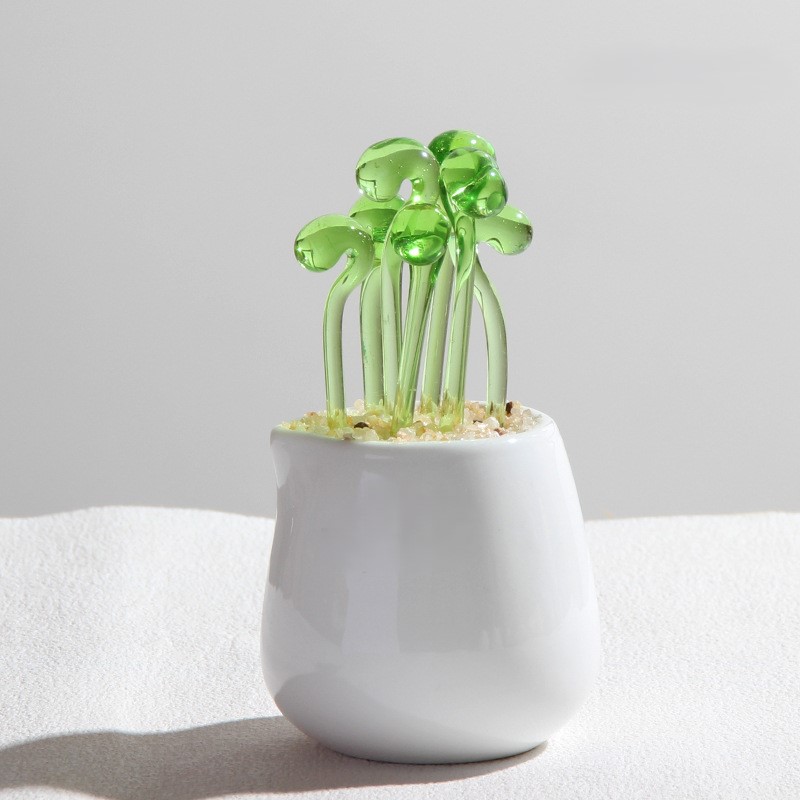 植物 ミニガラスアート 26種類からご選択 26から51 置物 オブジェ
