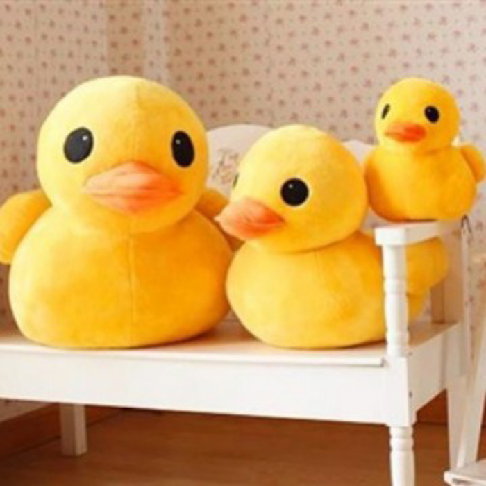 アヒル ぬいぐるみ 3サイズからご選択 20cm 50cm 70cm クッション