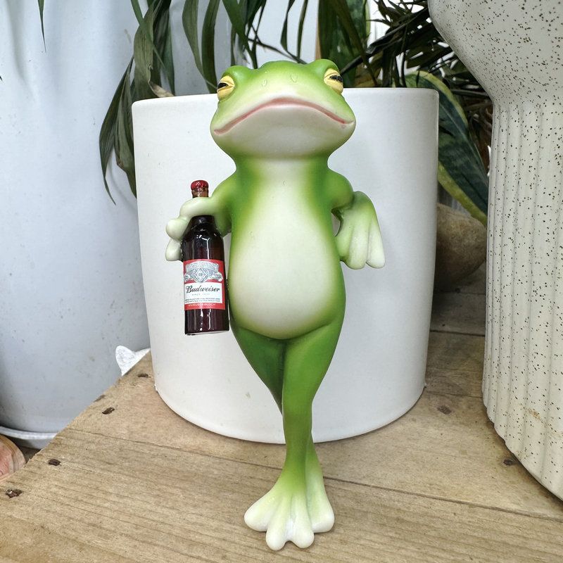酔っぱらいカエル 置物 3種類からご選択 オブジェ かえる 蛙 おしゃれ