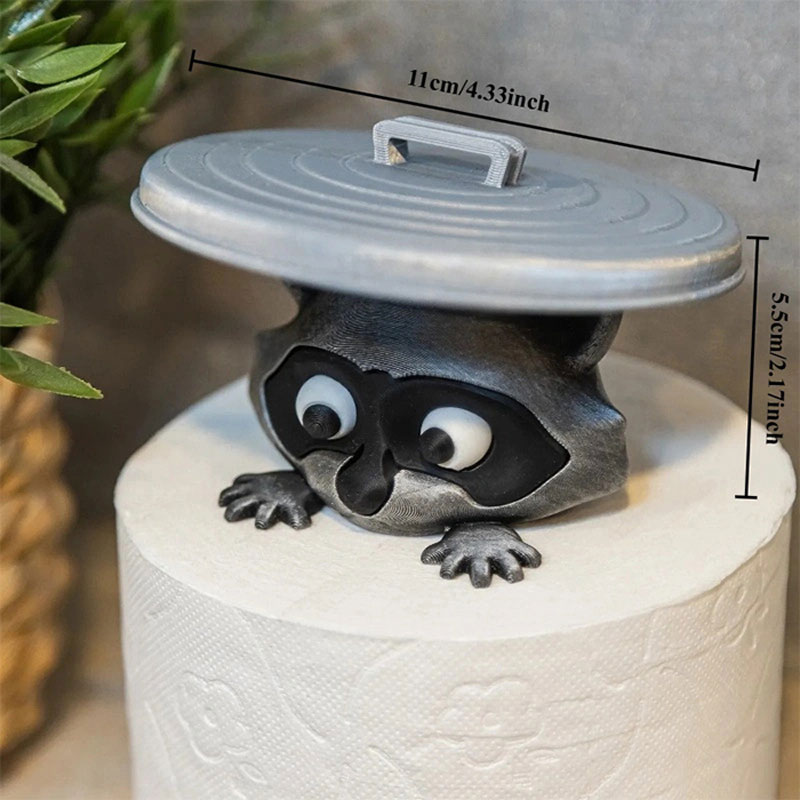 アライグマのトイレットペーパーホルダー 5色からご選択 トイレ用品