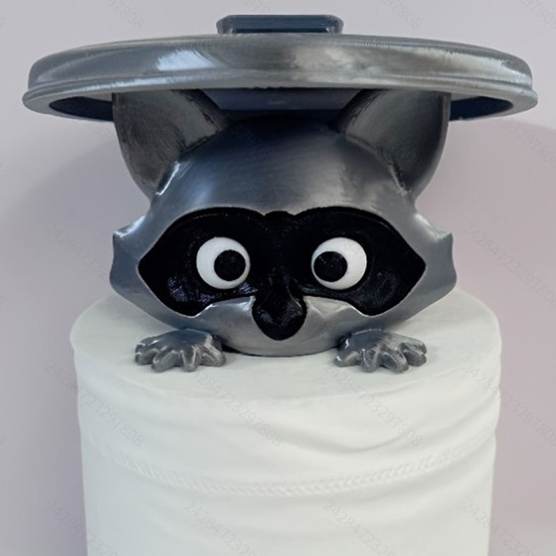 アライグマのトイレットペーパーホルダー 5色か...の詳細画像5