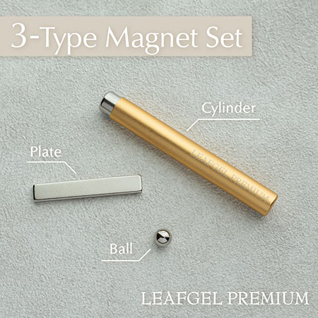 LEAFGEL PREMIUM 3タイプマグネットセット 磁石 強力マグネット ネイル用磁石 マグネットネイル キャッツアイ ギャラクシーネイル スペースオペラ 新品 送料無料