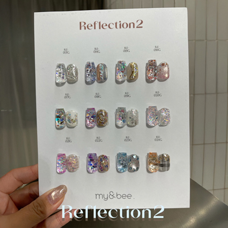 my&bee Reflection2 ジェルネイル 12個セット my&bee マイビー カラージェル リフレクションセット 2.5g 12色セット