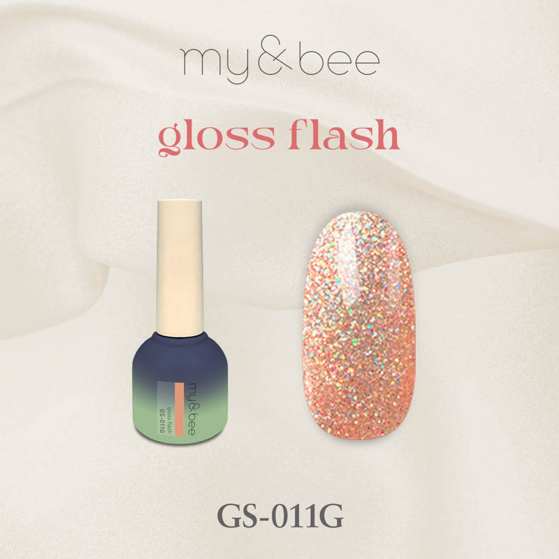 マイビー my＆bee グロスフラッシュ 8ml 12種からご選択 GS-001GからGS