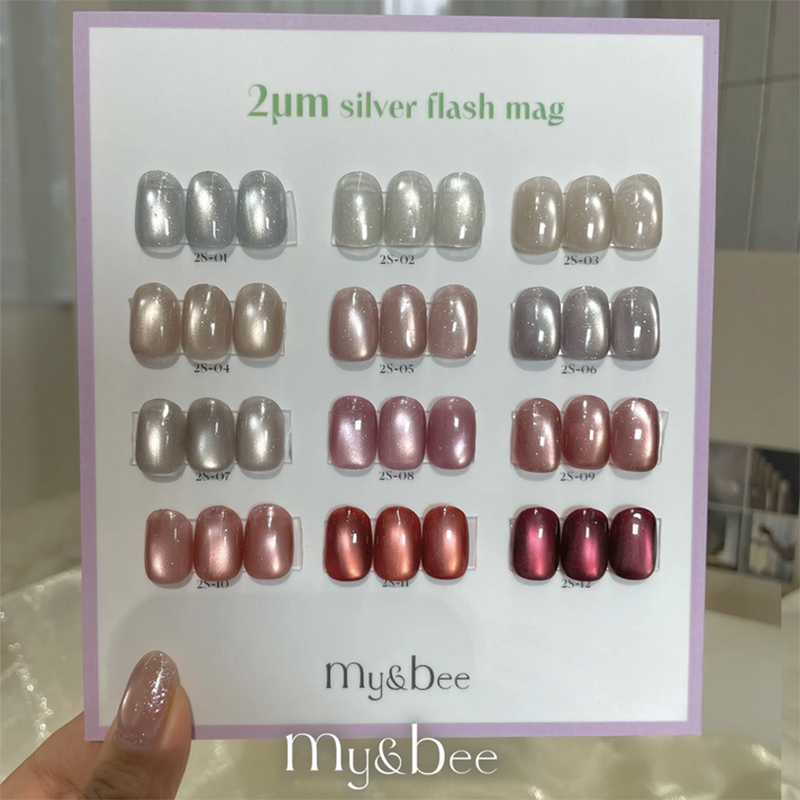 マイビー my＆bee 2μmシルバーフラッシュマグ 8ml 12色からご選択 2S