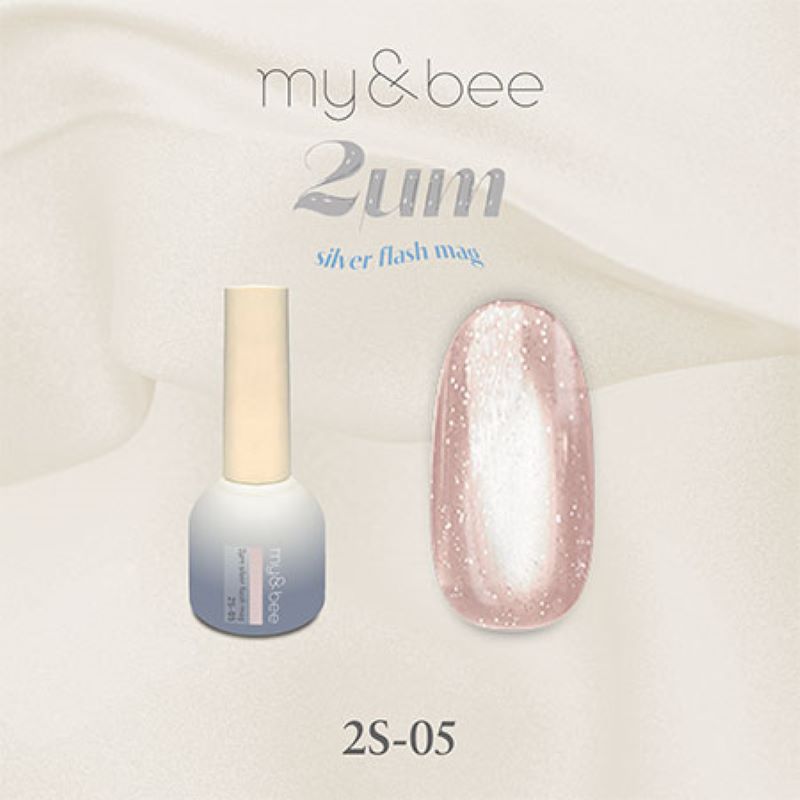 マイビー my＆bee 2μmシルバーフラッシュマグ 8ml 12色からご選択 2S