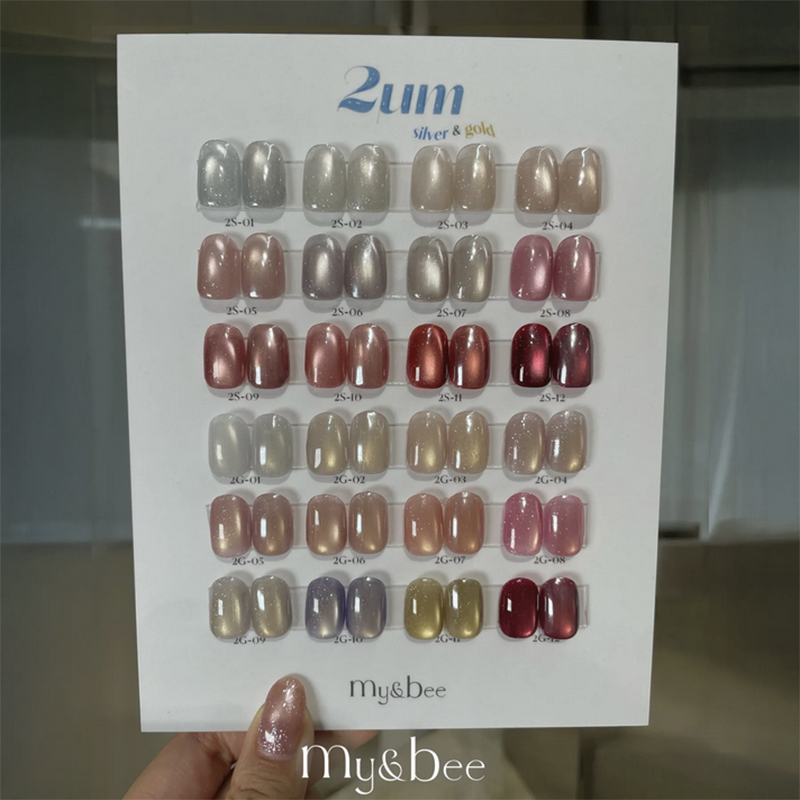 マイビー my＆bee 2μmシルバーフラッシュマグ 8ml 12色からご選択 2S