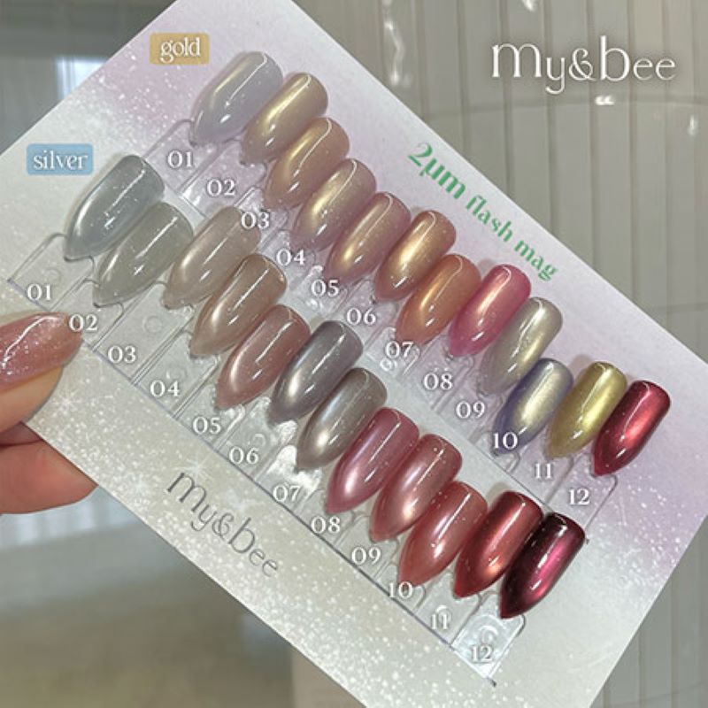 マイビー my＆bee 2μmゴールドフラッシュマグ 8ml 12色からご選択 2G