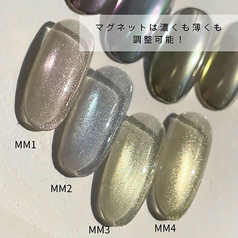 ネイルパフェ 2Way ミラー＆マグパウダー 約0.3g 4色からご選択 MM1