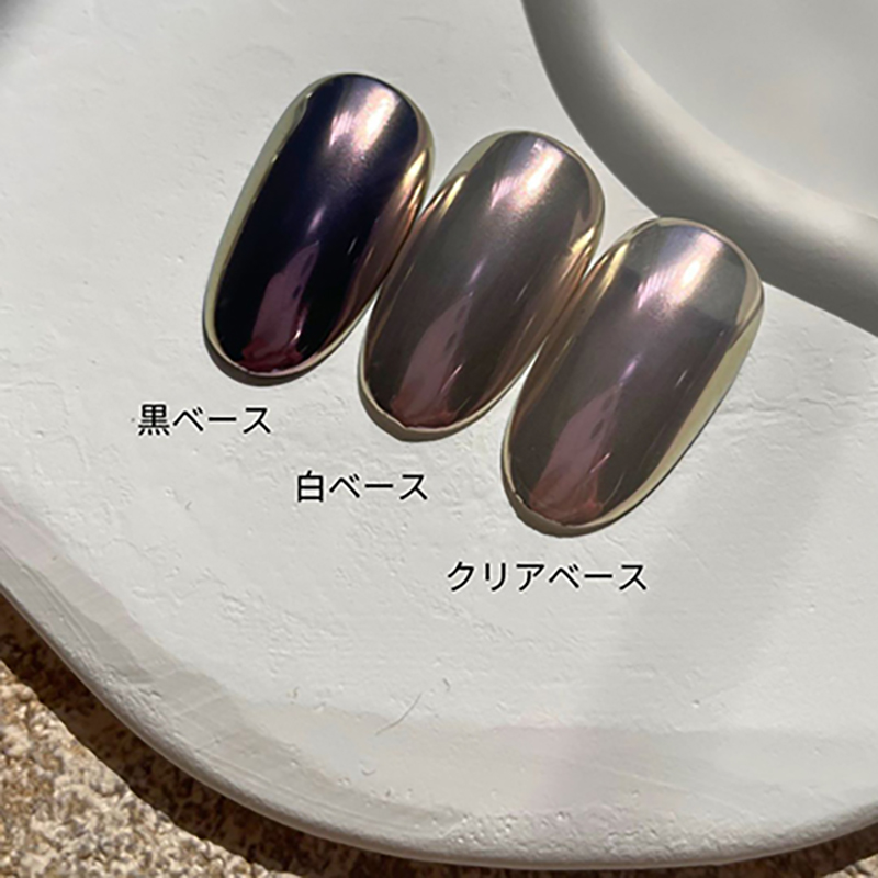 ネイルパフェ 2Way ミラー＆マグパウダー 約0.3g 4色からご選択 MM1