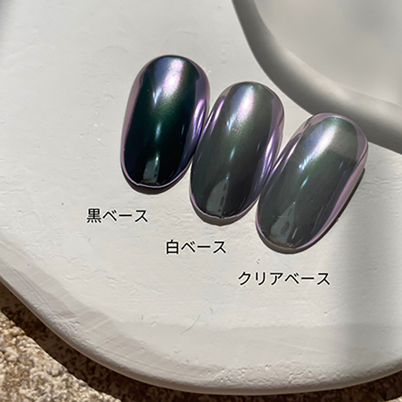 ネイルパフェ 2Way ミラー＆マグパウダー 約0.3g 4色からご選択 MM1