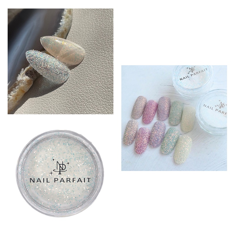 Nail Parfait ネイルパフェ シュガーフラッシュパウダー 約2g 2色から