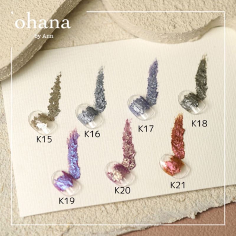 ohana オハナ キラメキバームジェル 2.5g 14色からご選択 K15-K28