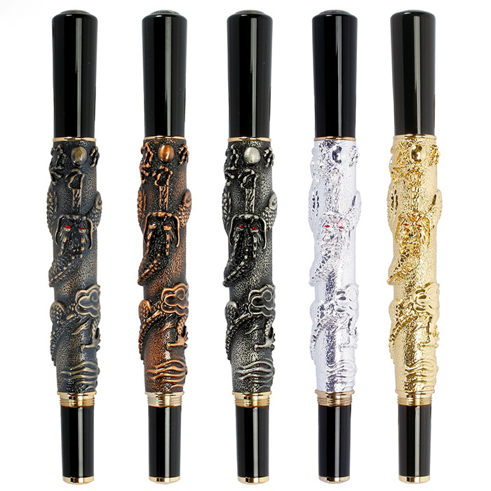 JINHAO ジンハオ ドラゴン 万年筆 0.5mm 5色からご選択 カートリッジ式
