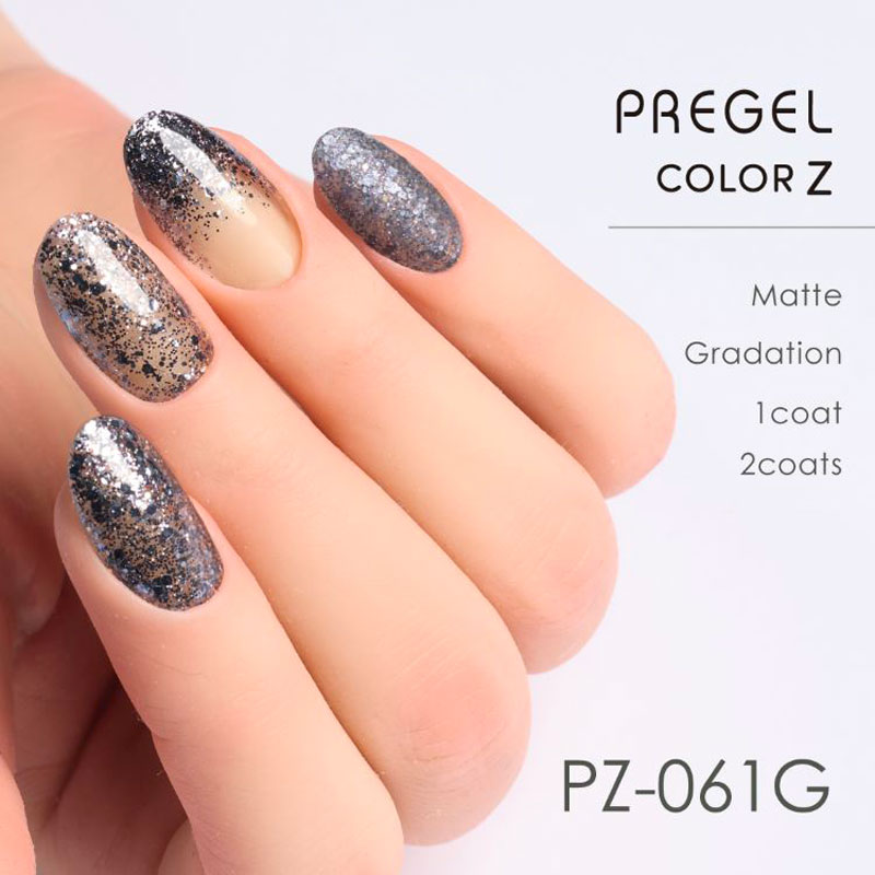 ジェル ネイル用品 まとめ売り ネイルアート ラメ リーフジェル プティール PREGEL プリジェル カラーZ 3g 15色からご選択 PZ-061GからPZ-075G