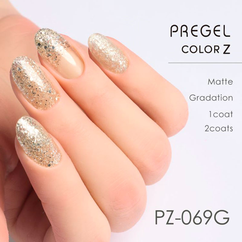 ジェル ネイル用品 まとめ売り ネイルアート ラメ リーフジェル プティール PREGEL プリジェル カラーZ 3g 15色からご選択 PZ-061GからPZ-075G