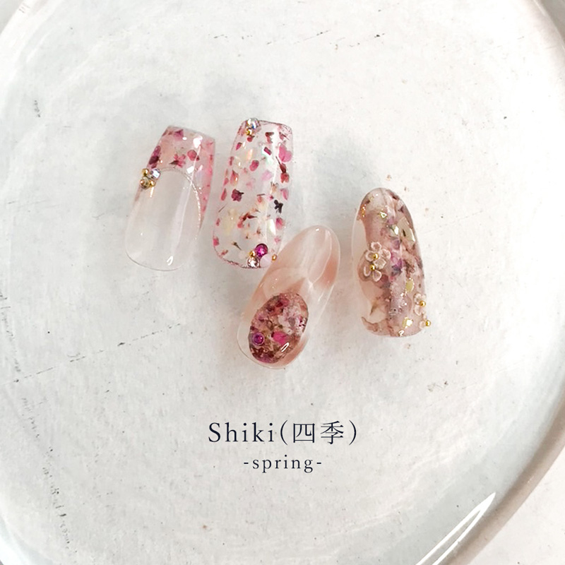 SMint エスミント YouS × Artist 押し花 四季 約0.3g×4色セット ドライ