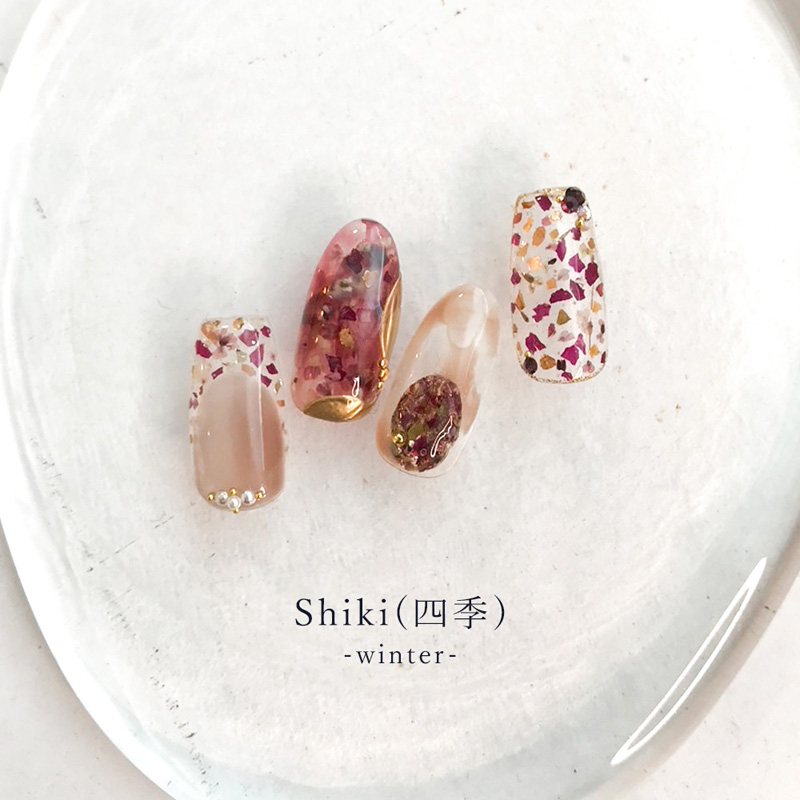 SMint エスミント YouS × Artist 押し花 四季 約0.3g×4色セット ドライ