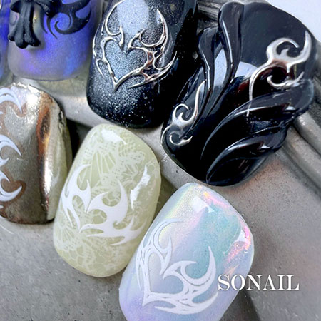 ソーネイル SONAIL Neo Tribal FY002380 ネイルシール ネイル