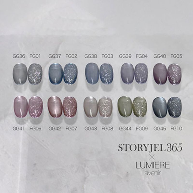 STORY JEL 365 × LUMIERE カラージェル 4g 10色からご選択 FG01-FG10