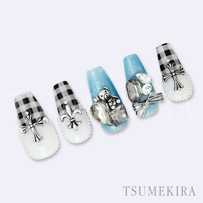 TSUMEKIRA ツメキラ ギンガムチェック いっちょこ プロデュース 4種類