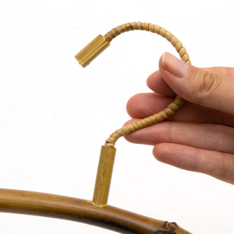 ハンガー バンブー製 アジアン 和 インテリア おしゃれ 衣類収納