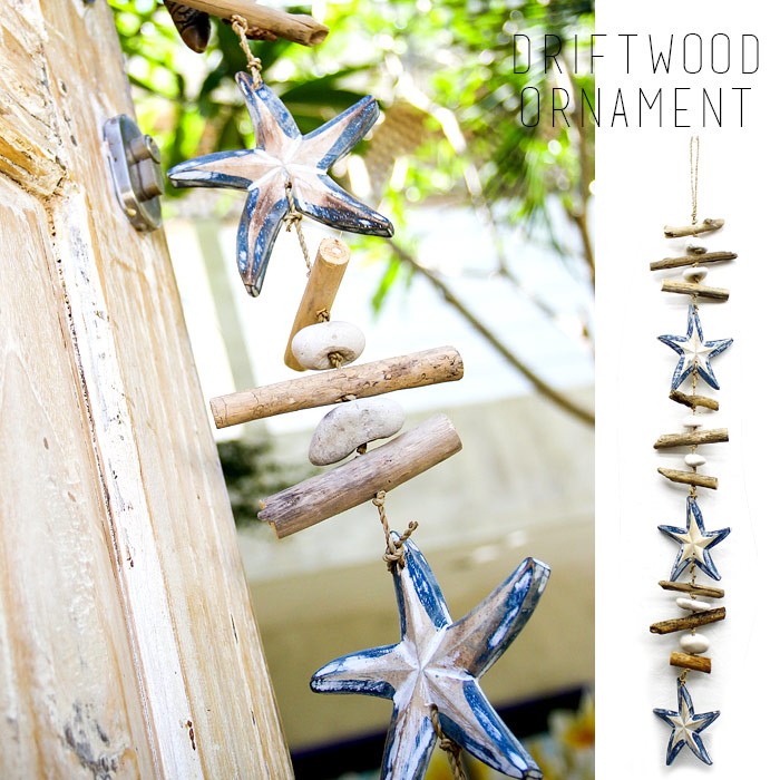 特価品コーナー 【 】流木/オーナメントヒトデ ornament beach driftwood モビール