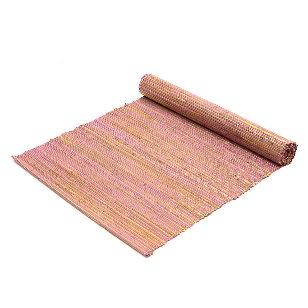 テーブルランナー ウォーターヒヤシンス コットン メタリック カラー W 150cm テーブルコーディネート アジアン 138 | ELEMENTS（インテリア） | 06