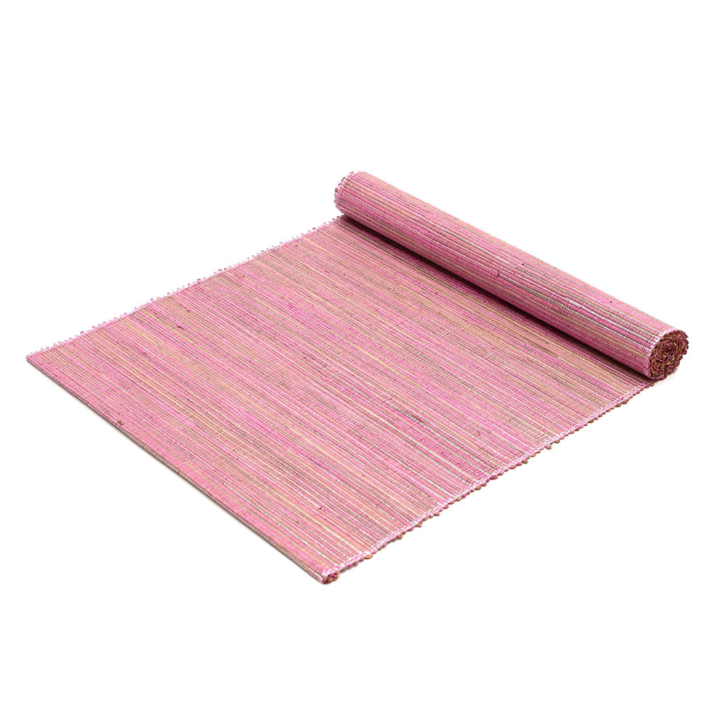 テーブルランナー ウォーターヒヤシンス コットン メタリック カラー W 150cm テーブルコーディネート アジアン 138 | ELEMENTS（インテリア） | 02