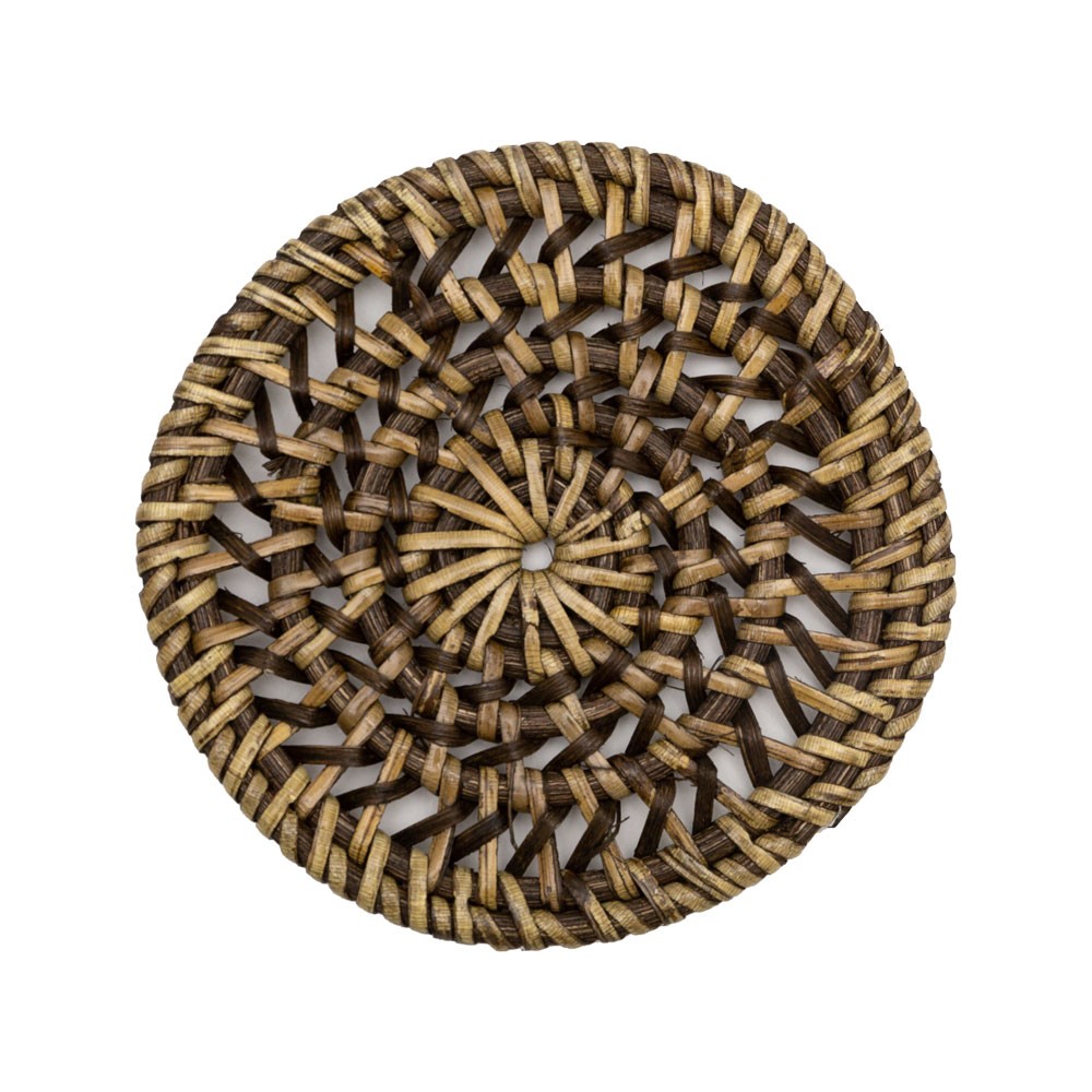 コースター おしゃれ 丸型 ラウンド ナチュラル モダン アジアン 1枚 キッチン用品 テーブルウェア シンプル 13829 | ブランド登録なし | 01