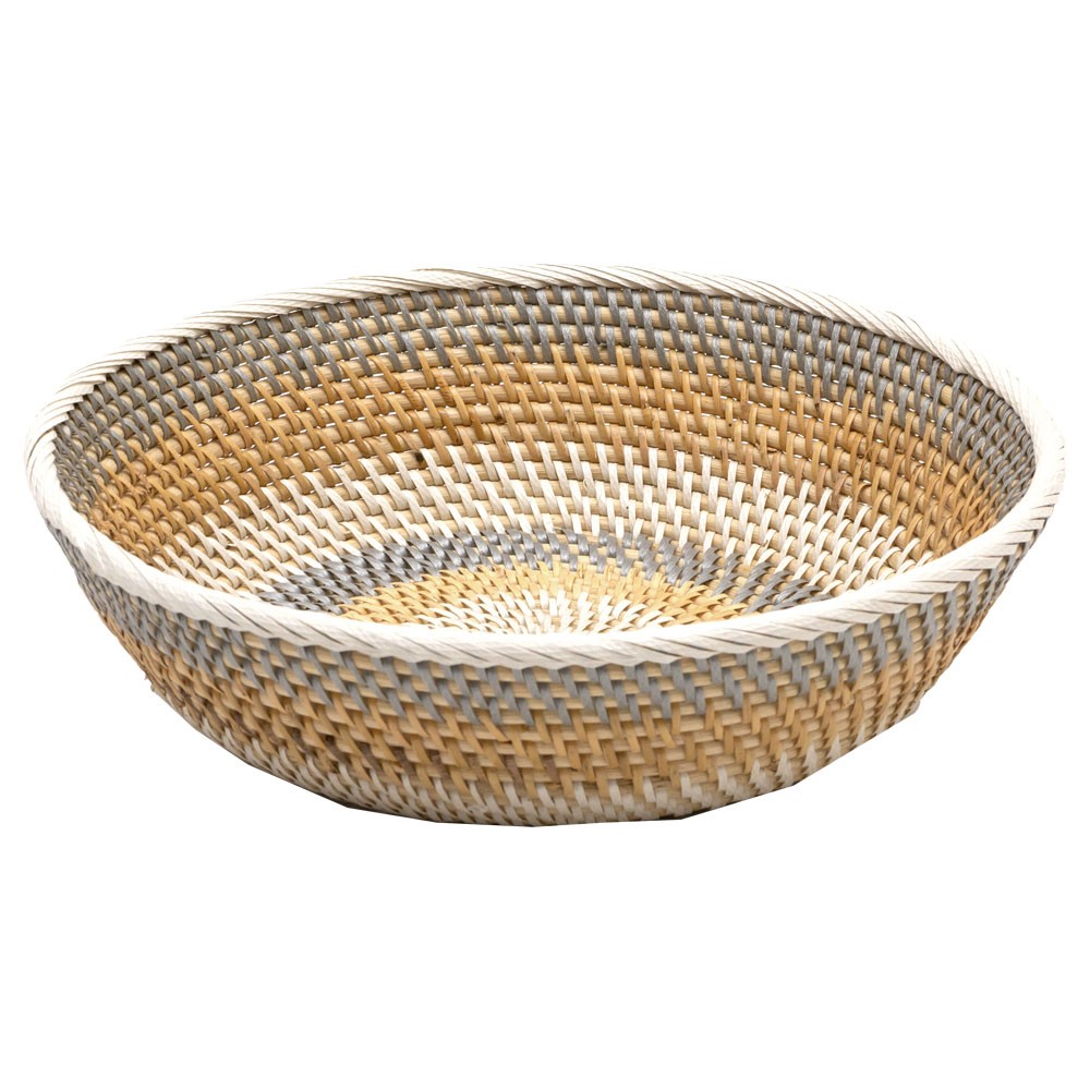 バスケット かご ラタン ウォールデコレーション Mサイズ ボウル 小物入れ 収納 バリ雑貨 アジアン ラウンド 丸型 ナチュラル おしゃれ 13831 | ブランド登録なし | 02