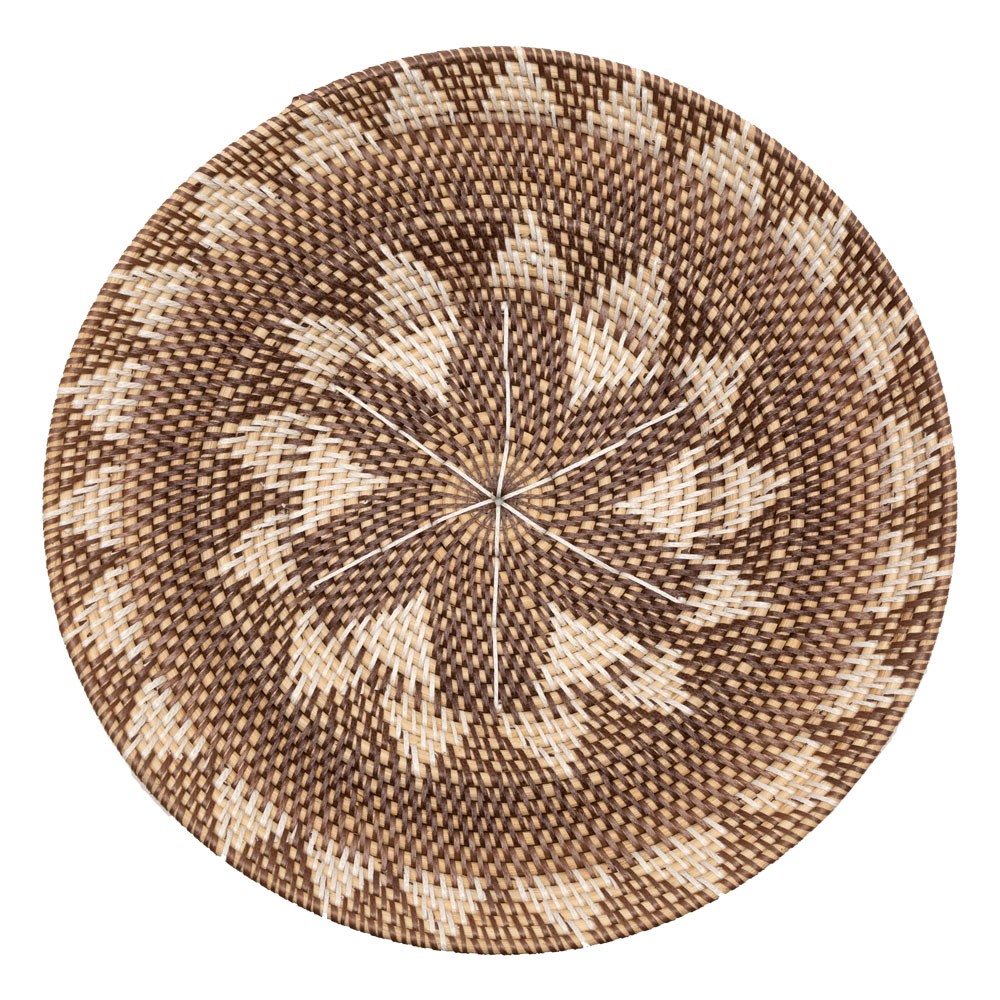 ウォールデコレーション トレイ トレー Lサイズ ラタン バスケット バリ雑貨 アジアン ウォールプレート 円形 おしゃれ 紐付き 13835 | ブランド登録なし | 01