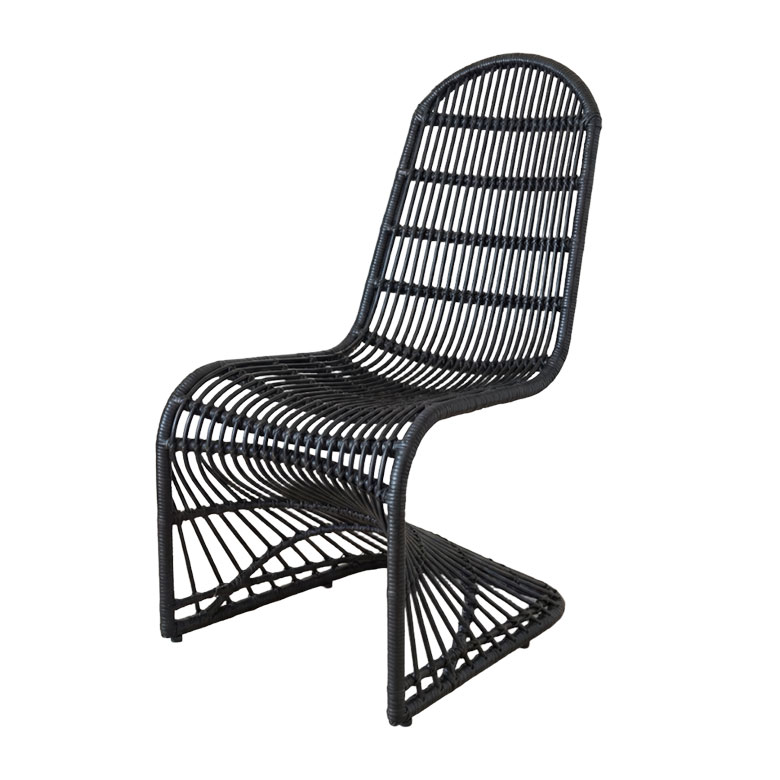 チェア ラタンチェア ラタン 籐 スチール 1脚 椅子 ダイニングチェア ラウンジチェア ロッキングチェア 一人用 店舗 家具 おしゃれ リゾート 13957 | ELEMENTS（インテリア） | 02