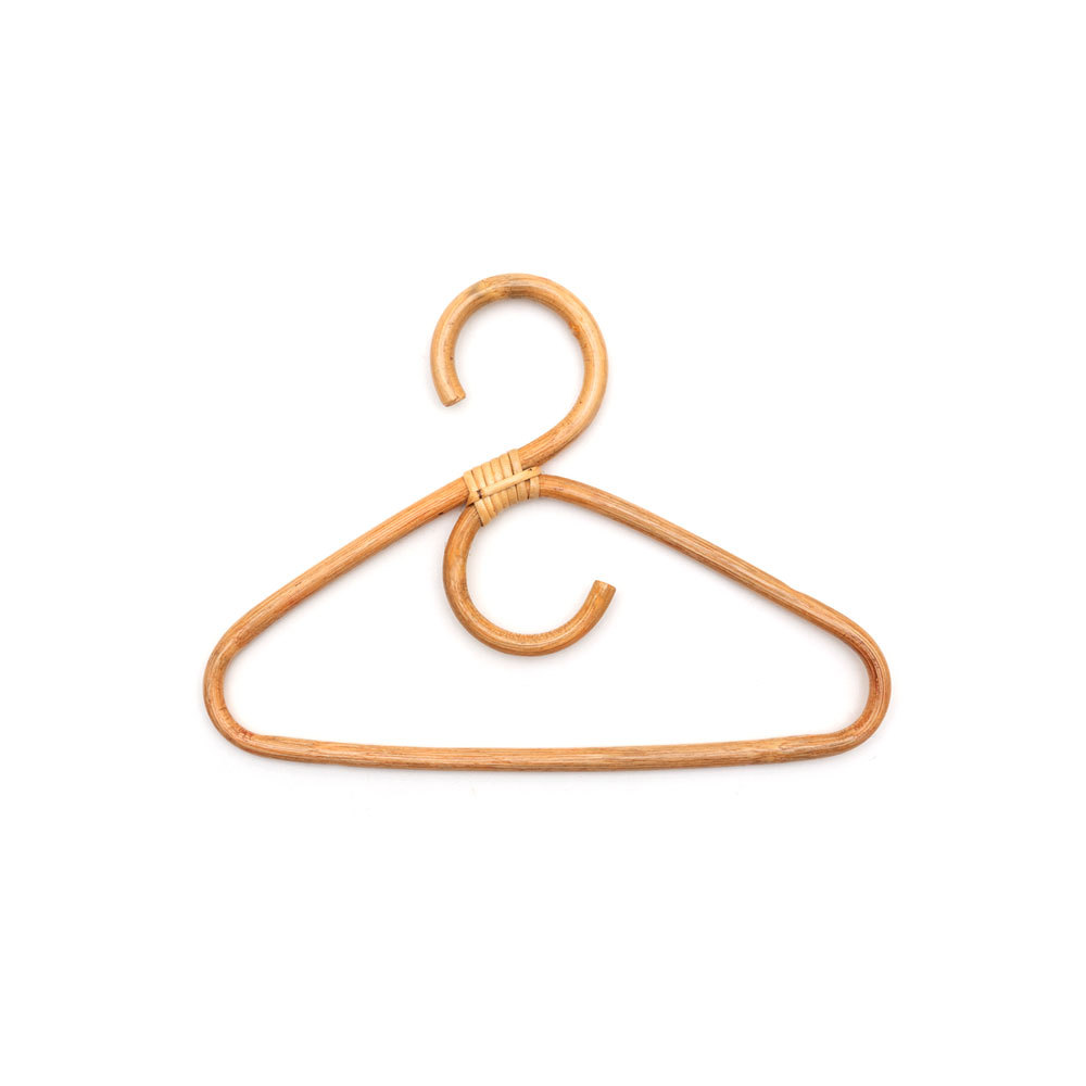 ラタンハンガー S 籐 ナチュラル ライトブラウン W 26cm 子供用 キッズ 衣類収納 ディスプレイ アジアン 13958 | ELEMENTS（インテリア） | 02