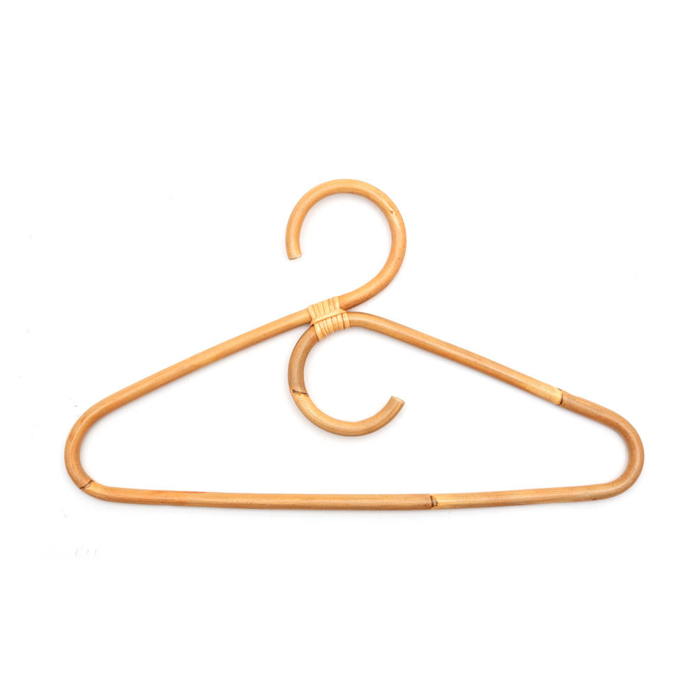 ラタンハンガーM 籐 ナチュラル ライトブラウン W40cm 大人用 タオルハンガー 衣類収納 ディスプレイ アジアン 13959 | ELEMENTS（インテリア） | 02