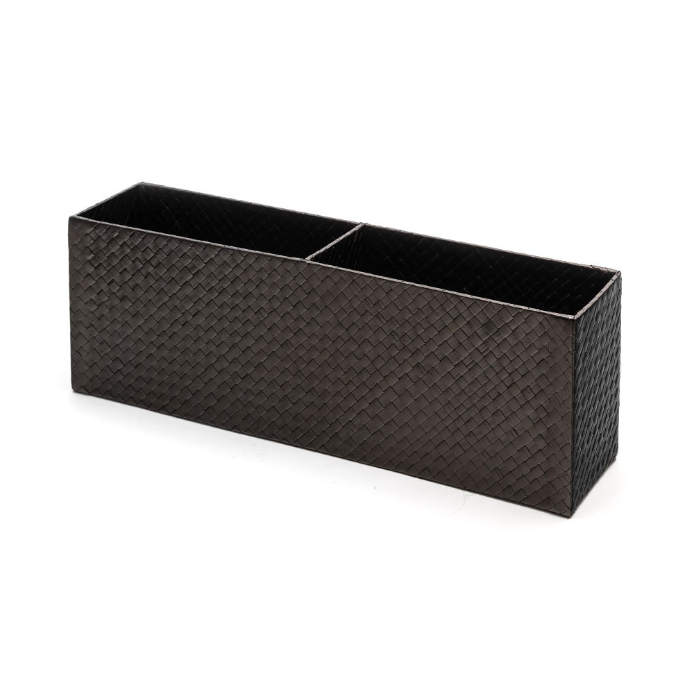 卓上 収納 デスク 机上 スリム 仕切り付 パンダン リモコン ペン 立て スリッパ 入れ  小物 スタンド 玄関 省スペース おしゃれ オフィス 北欧 西海岸 14011 | ELEMENTS（インテリア） | 01