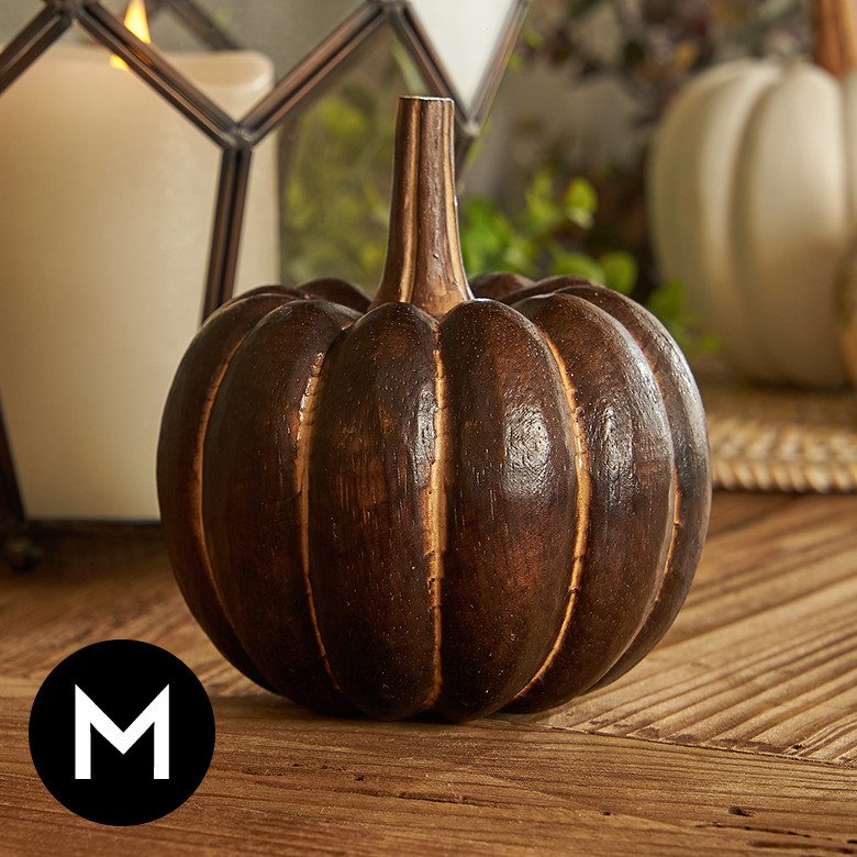 ELEMENTS オブジェ パンプキン Mサイズ ベイクド ハロウィン