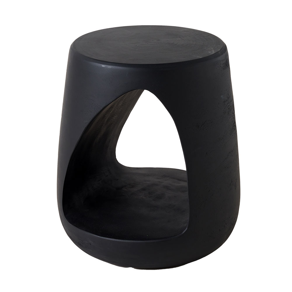 スツール 木製 丸 丸椅子 天然木 サイドテーブル おしゃれ モンキーポッド ウッドスツール フラワースタンド 北欧 リゾート 家具 インテリア 室内 西海岸 14238 | ELEMENTS（インテリア） | 02