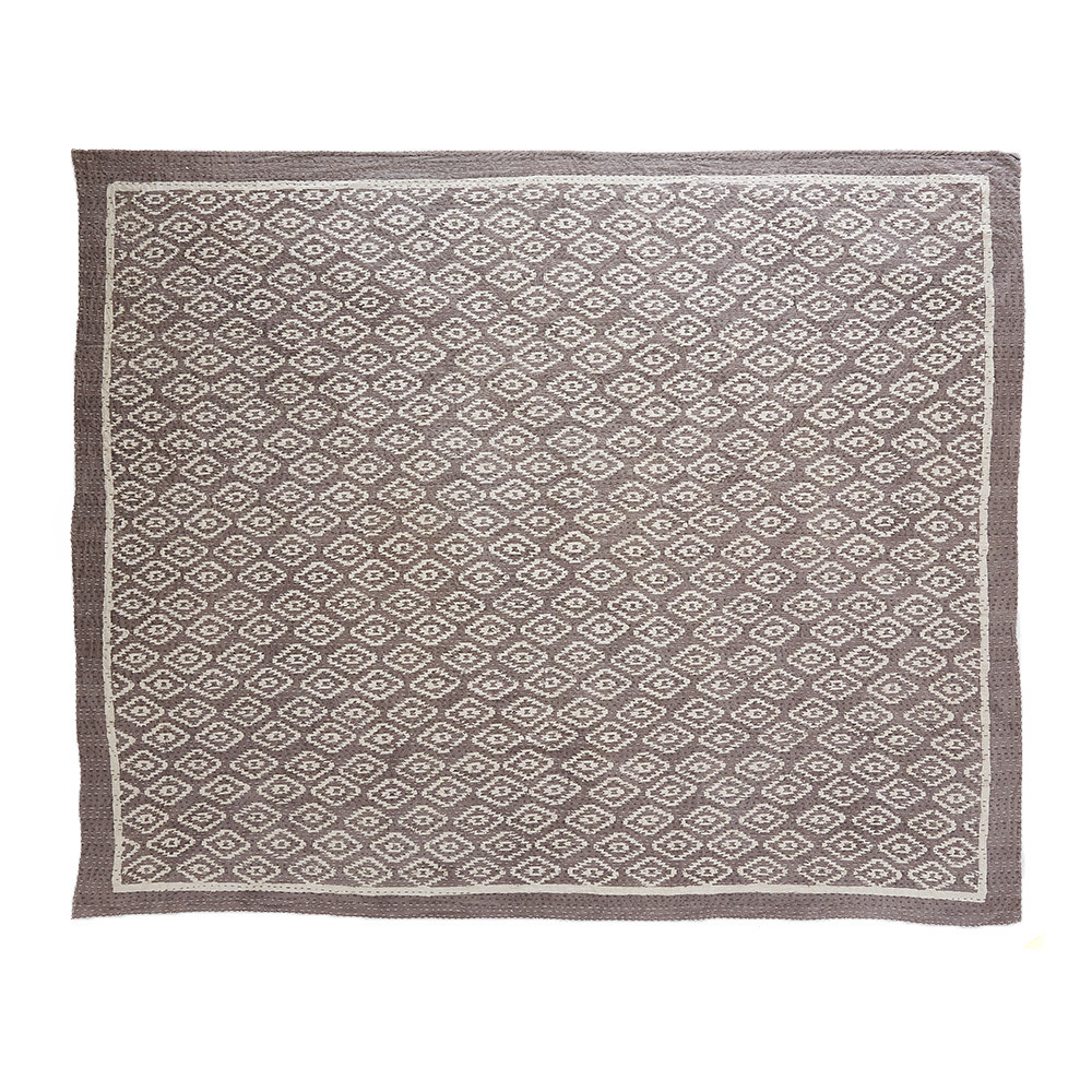 マルチカバー キルト 大判 ブランケット 正方形 ソファ ベッド 幾何柄 春 夏 秋 冬 夏用 綿 コットン ベビー 子供 洗える 洗濯可  おしゃれ 北欧 34465-gy | ブランド登録なし | 01