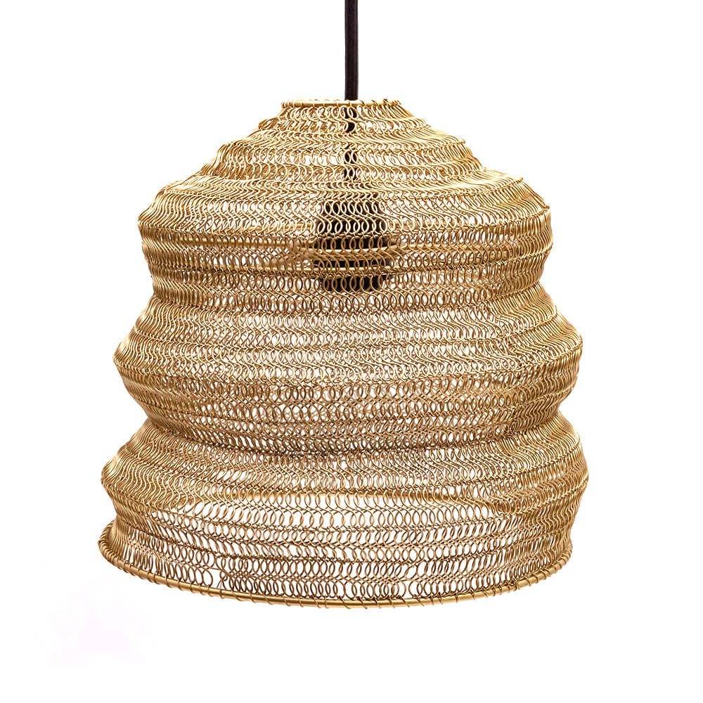 ペンダント ランプ ワイヤー メッシュ シェード 照明  ライト アイアン 1灯 口金E26 LED対応 天井 照明器具 吊り下げ おしゃれ 海外 インテリア 北欧 34506 | ELEMENTS（インテリア） | 02