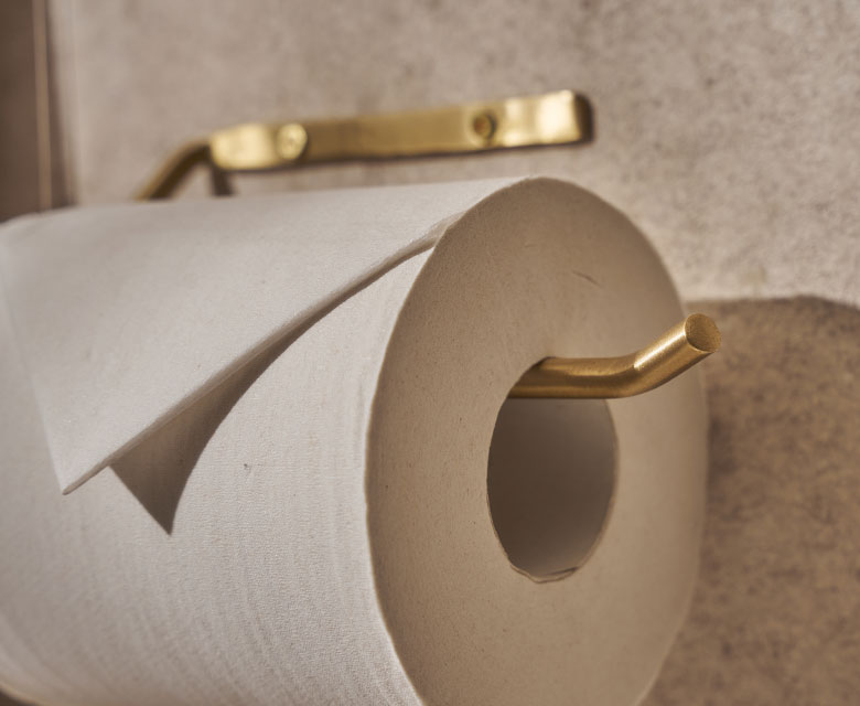 ペーパーが落下しにくいデザイン