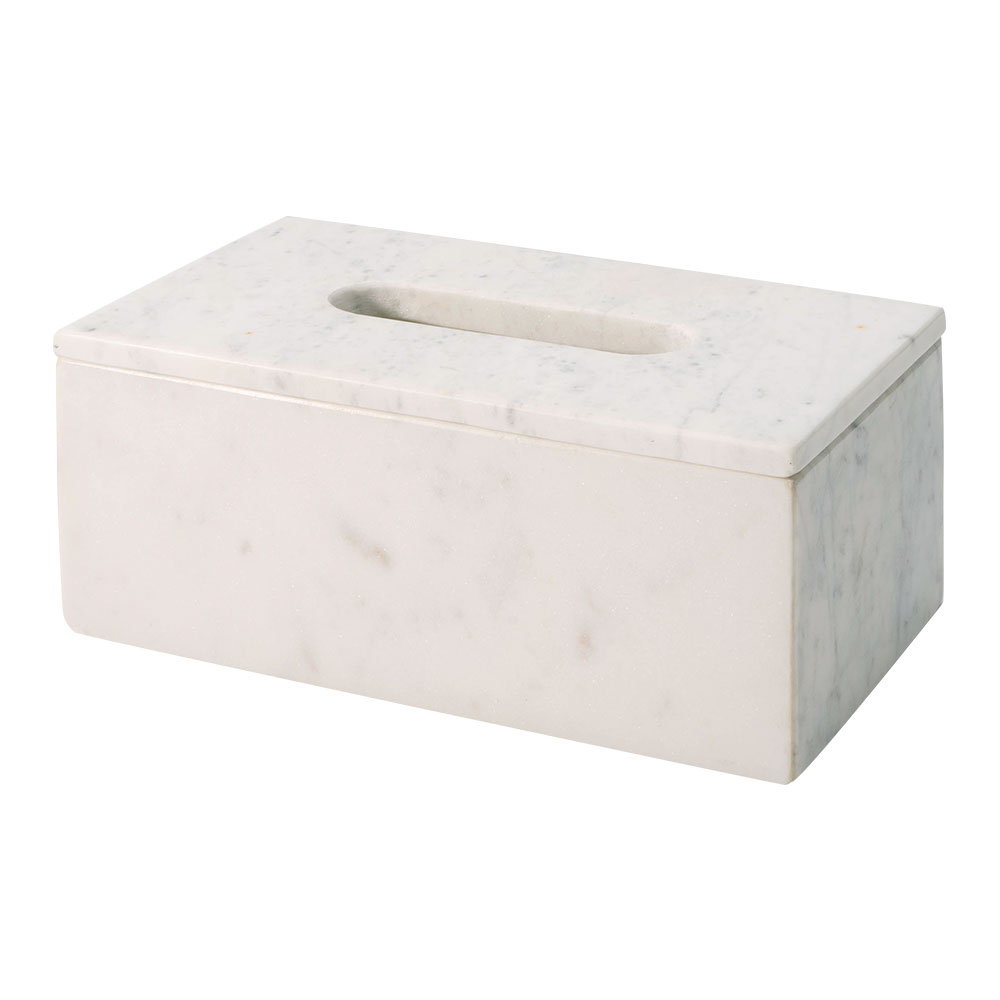 ティッシュケース おしゃれ  マーヴェラ 北欧 韓国 大理石 白 黒 グレー モノトーンシンプル ソフトパック 箱 洗面所 リビング トイレ 台所 | ブランド登録なし | 02