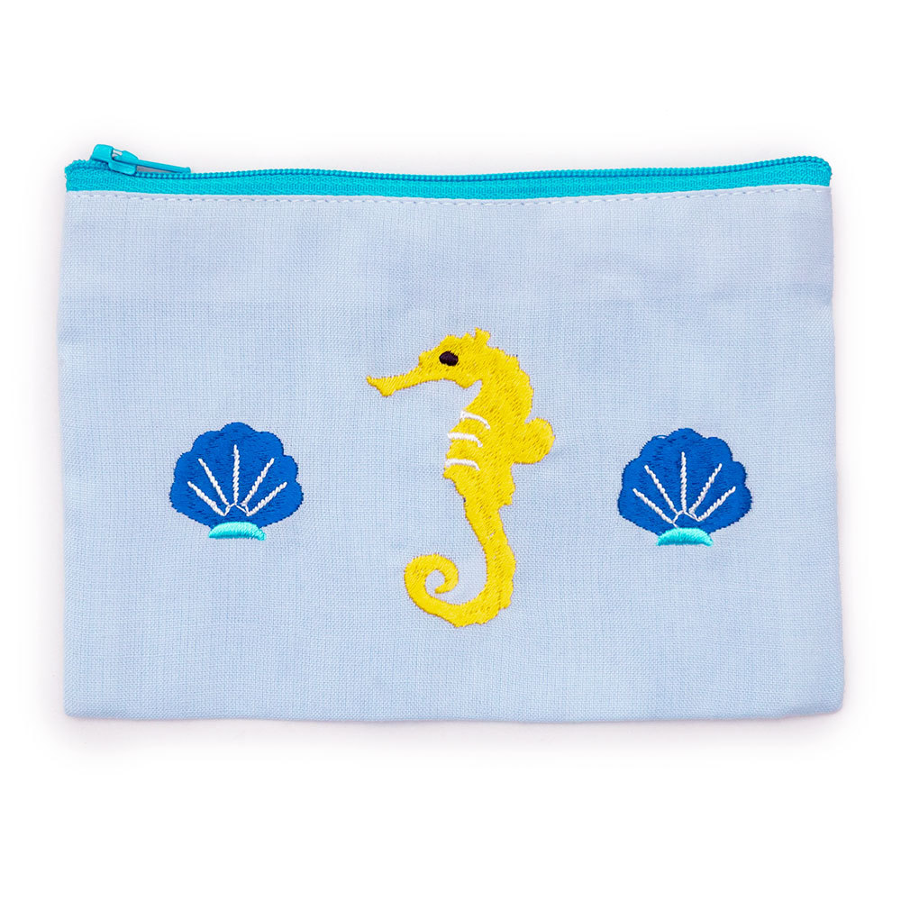 ポーチ トロピカル 南国 ベトナム 刺繍 約 W 16cm D 11cm 化粧 コスメ ジップ ケース マスク トラベル 小物 入れ かわいい 雑貨 Gio ha ジョーハ 51308 | ブランド登録なし | 03