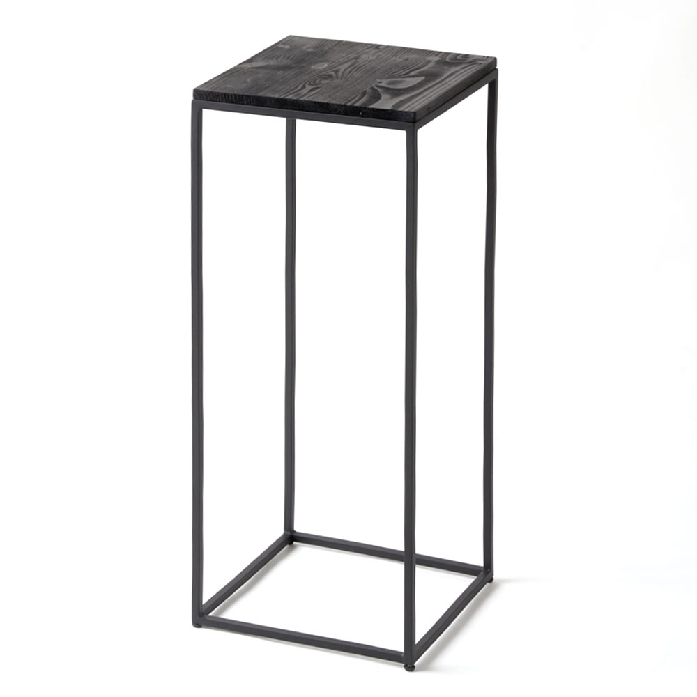 フラワー スタンド プランター 木製 アイアン Mサイズ 高さ 約 75cm シェルフ ラック テーブル 飾り棚 花台 ミニ アルコール おしゃれ 北欧 家具 西海岸 513 | ブランド登録なし | 02