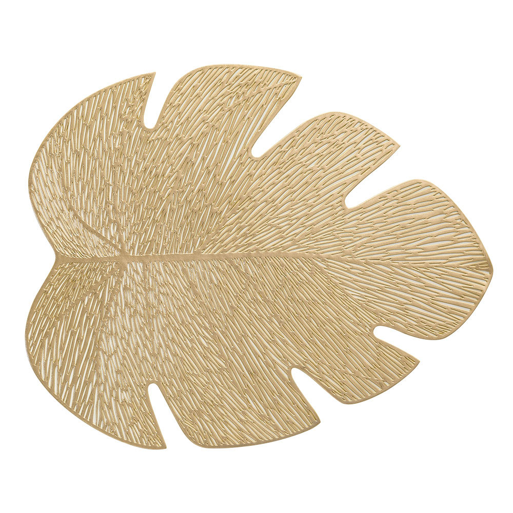 ランチョンマット プレース プレイス ランチ マット モンステラ リーフ 葉っぱ 敷物 水洗い可 洗える 撥水 防水 おしゃれ 北欧 ハワイアン リゾート 雑貨 67048 | ELEMENTS（インテリア） | 01